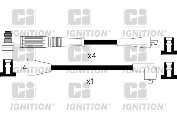 QUINTON HAZELL Комплект проводов зажигания XC982